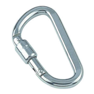 Karabijnhaak met veerslot 8 x 64 mm RVS-316