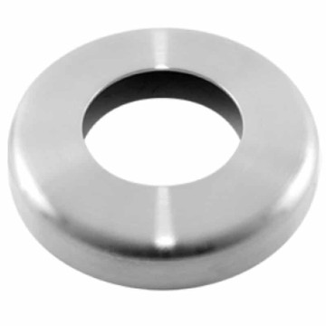 Afdekrozet Ø 85 x 16 mm gat Ø 42,4 mm RVS-304 mat geslepen