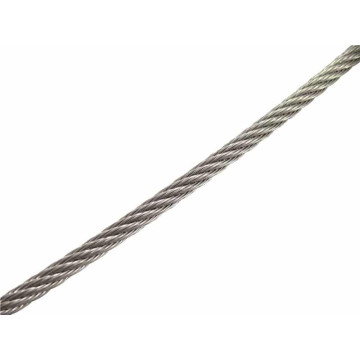 RVS kabel 5 mm medium flexibel 7x7 100 meter op rol RVS-316 RVS kabel 5 mm medium flexibel 7x7 100 meter op rol RVS-316