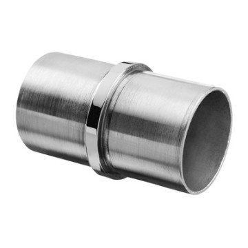 Buisverbinder voor buis 48,3 x 2,6 mm vast RVS-316 mat geslepen model 0790 Buisverbinder voor buis 48,3 x 2,6 mm vast RVS-316 mat geslepen model 0790