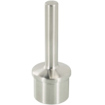 Railingsteun 48,3 x 2,6 mm voor vlakke ligger RVS-316 mat geslepen model 0375