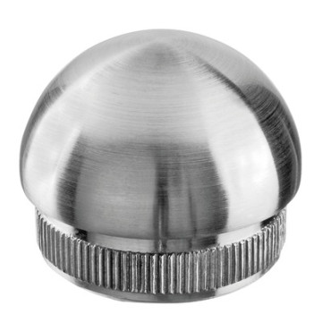 Eindkap halfrond, buis 33,7 x 2,0 mm, model 5730, RVS-304 Eindkap halfrond, buis 33,7 x 2,0 mm, model 5730, RVS-304