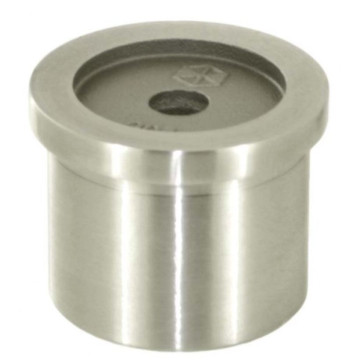 Buisadapter 48,3 x 2,0 mm voor vlakke ligger RVS-316 mat geslepen model 0501