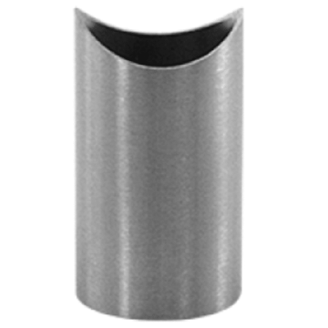 Laszadelbuis Ø 33,7 x 2 mm voor buis Ø 42,4 mm RVS-304 mat geslepen