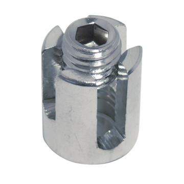 Kruis draadklem gesloten 4 mm M12 RVS-316