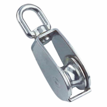 Katrol met warteloog Ø 15 mm touwmaat 4 mm RVS-304 Katrol met warteloog Ø 15 mm touwmaat 4 mm RVS-304