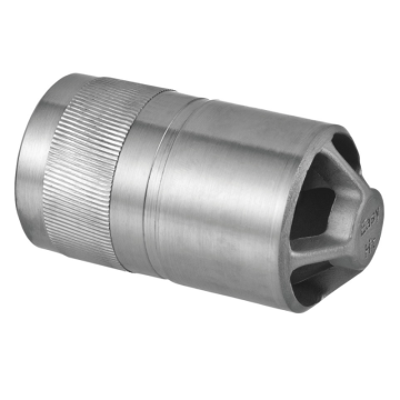Buisverbinder voor buis 42,4 x 2,0 mm vast RVS-304 mat geslepen model 5792