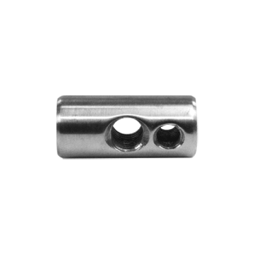Montagebout met schroefdraad M8/M6 RVS-304
