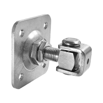 Scharnier met muurplaat, M16, RVS-304 Scharnier met muurplaat, M16, RVS-304