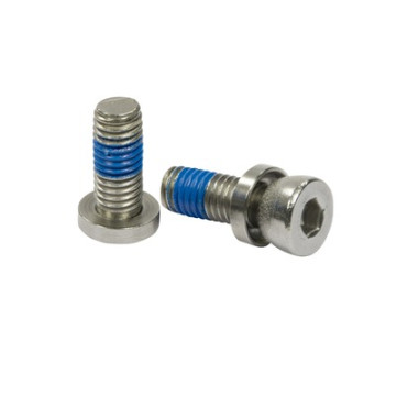 Instelbare bout voor glasklem, M8 x 20 mm, QS-46, staal verzinkt