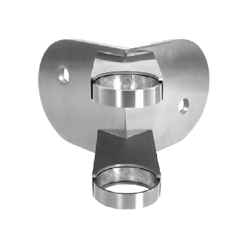 Wandanker voor buis 42,4 mm RVS-304 mat geslepen
