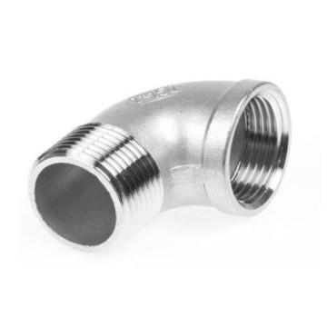 Knie bi-bu 90 BSP, 1/2 inch RVS-316 (A4) Knie bi-bu 90 BSP, 1/2 inch RVS-316 (A4)