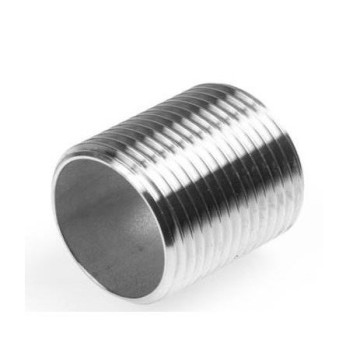 Draadnippel BSP, 3/8 inch RVS-316 (A4) Draadnippel BSP, 3/8 inch RVS-316 (A4)