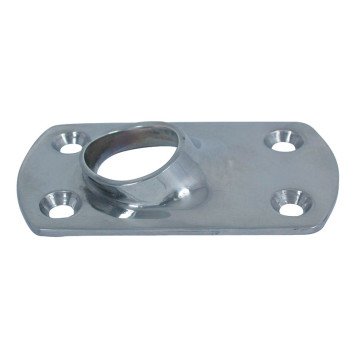 Railing lasflens rechthoek 60 graden, 22mm RVS-316 (A4) Railing lasflens rechthoek 60 graden, 22mm RVS-316 (A4)