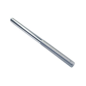 Laseind met linkse draad M14 RVS-316