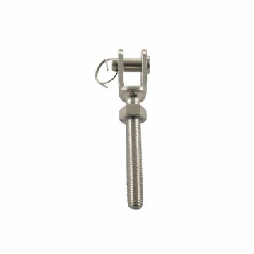 Gaffel met schroefdraad M4 RVS-316 Gaffel met schroefdraad M4 RVS-316