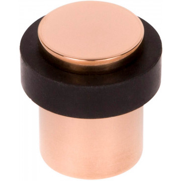 Deurstop BASICS LB10 vloer PVD gepolijst koper RVS-304
