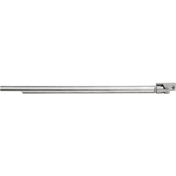 Raamuitzetter BASICS LB305 massief met twee stelpennen incl. geleiderail mat RVS