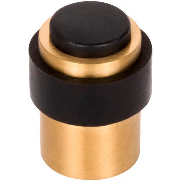 Deurstop BASICS LB30 vloer/wand PVD mat goud RVS-304