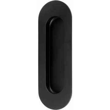 Schuifdeurkom BASICS LB41 te verlijmen mat zwart RVS-304