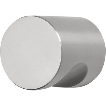 Voordeurknop BASICS LB52V massief voordeurknop vast op rozet mat RVS