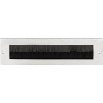 Tochtborstel BASICS LB535BI massief PVD mat RVS