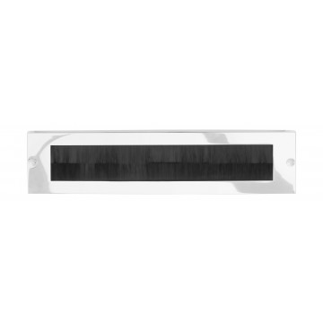 Tochtborstel BASICS LB535BI massief gepolijst RVS