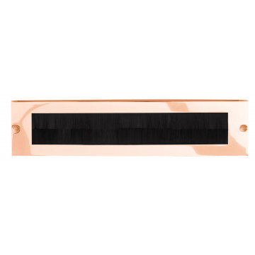 Tochtborstel BASICS LB535BI massief PVD gepolijst koper RVS-304