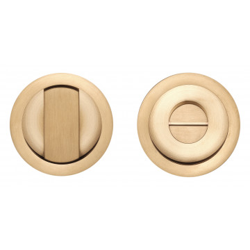 Set inbouwkommen BASICS LB57S te verlijmen inclusief 6 mm stift PVD mat goud RVS-304