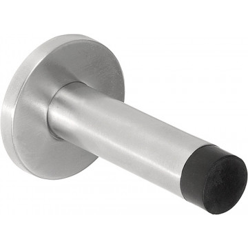 Deurstop BASICS LB87 wand mat RVS