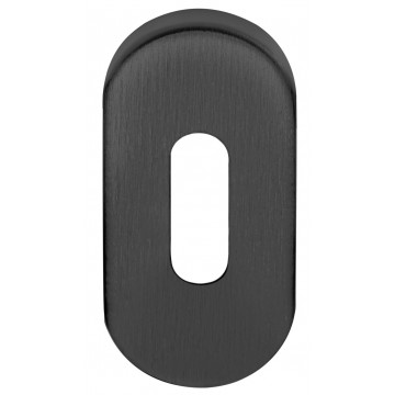 Sleutelplaatje BASICS LBN32 ovaal PVD gunmetal RVS-304