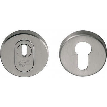 Massieve veiligheidscilinderrozet TIMELESS LBVEIL-KT met kerntrekbeveiliging SKG*** PVD mat nikkel/mat nikkel RVS-304