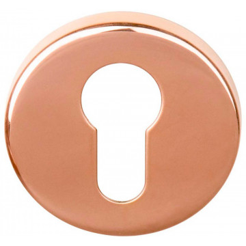 Cilinderplaatje BASICS LBY50 6 mm PVD gepolijst koper RVS-304