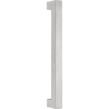 Deurgrepen paar SQUARE LSQ1035A PA set grepen 700 mm h.o.h. inclusief paarsgewijze bevestiging mat RVS