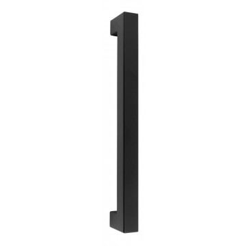 Deurgreep SQUARE LSQ1035C PS greep 300 mm h.o.h. incl. doorgaande bevestiging mat zwart RVS-304