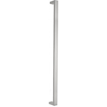Deurgreep SQUARE LSQ1055A PS greep 600 mm h.o.h. incl. doorgaande bevestiging mat RVS