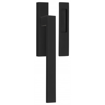 Hefschuifdeurbeslag set SQUARE LSQ231 massieve mat zwart RVS-304