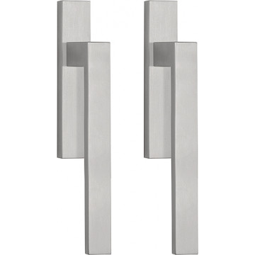Hefschuifdeurbeslag set SQUARE LSQ231PA massieve paarsgewijze mat RVS