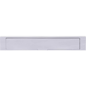 Buitenbriefplaat SQUARE LSQ380 massief gepolijst RVS