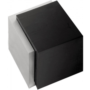 Deurstop SQUARE LSQ46 vloer mat RVS