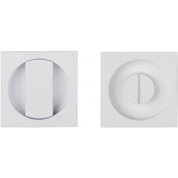 Set inbouwkommen SQUARE LSQ54S te verlijmen inclusief 6/8 mm stift wit RVS-304