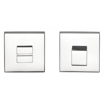 Toiletgarnituur SQUARE LSQWC50 inclusief 5/6/7/8 mm stift gepolijst RVS