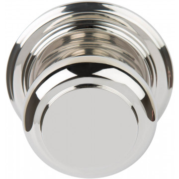 Knop Lazaro Rosa-Violan BOSCO LZ201V massief vast op rozet gepolijst RVS