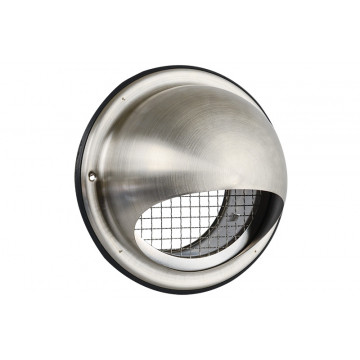 Bolrooster grofmazig gaas Ø150 mm RVS-304