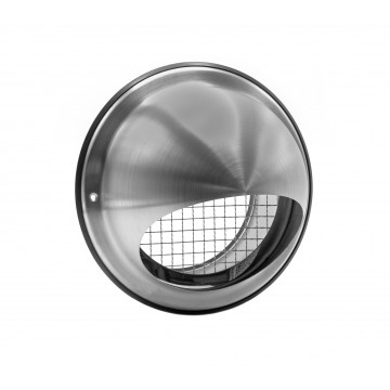 Bolrooster grofmazig gaas Ø160 mm RVS-304