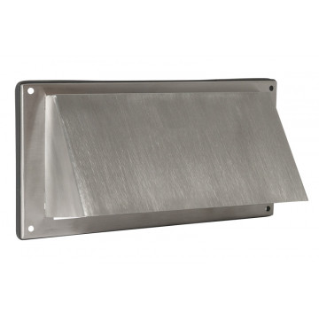 Gevelkap 250 x 125 mm RVS-304