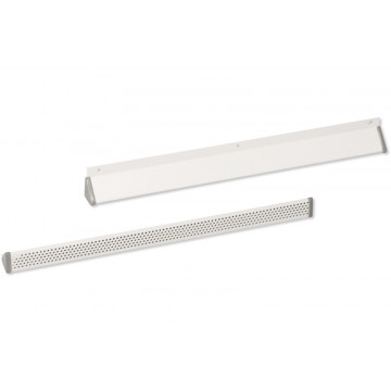 ALU ventilatiekapje 300x30 mm wit aluminium