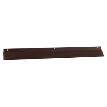 Ventilatiekapje 370 x 30 mm bruin aluminium