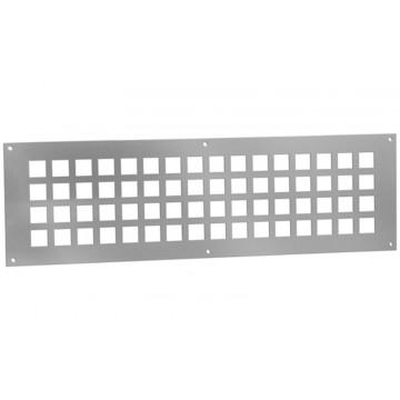 Ventilatieplaat 500 x 150 mm aluminium