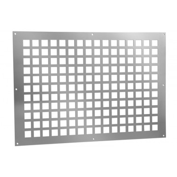 Ventilatieplaat 500 x 350 mm aluminium